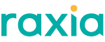 Raxia logo landing page